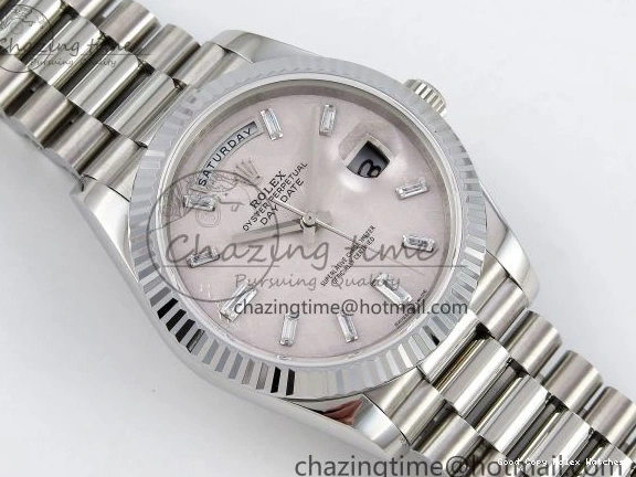 Good Copy Rolex Watches on JDF Bracelet V3 VR3255 Silver 904L Weight) 40 Moon Crystal Steel President (Gain Dial Durable DayDate SS 1428 1224